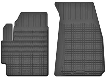 2 Stück Gummifußmatten Vorne kompatibel mit Mitsubishi ASX (Bj. 2010-2018) ideal angepasst