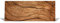 banjado Magnettafel weiß 75 x 30cm / Magnetwand aus Metall/Magnetpinnwand als Memoboard Pinnwand Magnettafel Küche, Büro, Kinderzimmer inkl. 4 Magnete & Montageset - Motiv Trockenes Holz