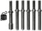 7 Pcs Air Hammer Bits Accessories 0.401 Shank Heavy Duty Smoothing Pneumatic Air Rivet Hammer Chisel High Carbon Steel Bits Extended Length Tools Kit with Spring