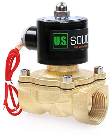 U.S. Solid 220V AC 1 G Elettrico elettrovalvola Ottone normalmente chiuso Solenoid Valve Azionata direttamente Per Acqua Aria Olio