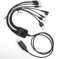 Cavo di programmazione USB 8 in 1 multifunzione compatibile per Walkie Talkie /QuanSheng/HYT/Motorola/YAESU/ICOM Radio