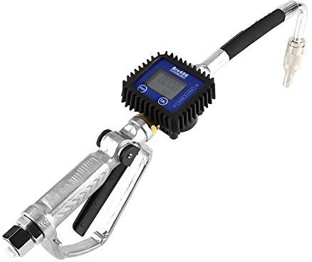 Pneumatisch Zapfpistole mit Drehgelenk 1/2, 35L/min max. Durchflussvolumen, 5 Einheiten Liters Gallons Pints Quarts Kg, Tankstellen-Pistole für 8-5000 mPas Schmieröl Maschinenöl Frostschutzmittel