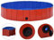 vidaXL Piscine Pliable pour Chiens Rouge 160x30 cm PVC Chat Animaux Baignoire
