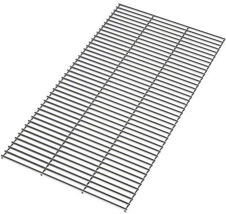 The Fellie BBQ Stainless Steel Grill Grate Replacement BBQ Heavy Duty 5mm Stainless Steel Cutable, Reusable Cooking Grates, 70x41cm