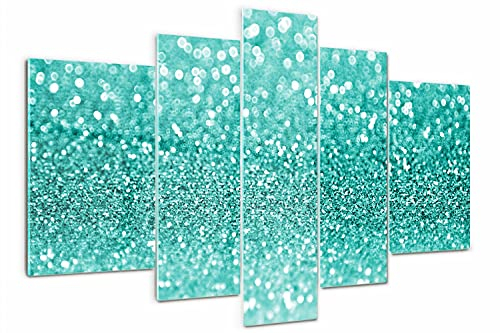 Tulup Glasbild 170x100cm Gehärtetem Sicherheitsglas Wandkunst Deko Wandbild 5 Teile Küche & Wohnzimmer Akrylglas - Tand