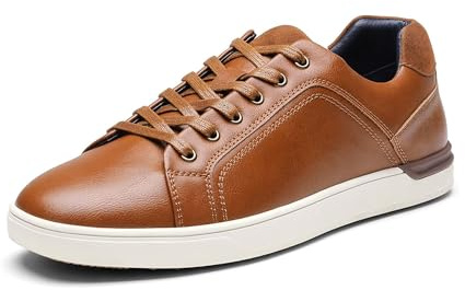 Bruno Marc Men's Casual Trainers Dress Sneakers Skate Shoes,Size 6,Brown,SBFS211M