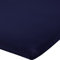 REDBEST Topper-Spannbettlaken Denver Elasthan-Jersey-Stretch dunkelblau Größe 90x190 cm - 100x200 cm - besonders weich und anschmiegsam, bügelfrei, mit Rundumgummi