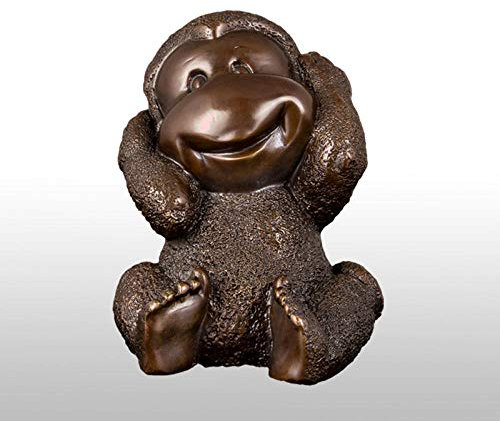 LLSJF Skulpturen Statuen Dekoration Skulptur Statue AFFE Bronzefigur Skulptur Weihnachtsdekoration