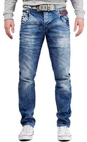 Cipo & Baxx Herren Jeans CD394-bans W32/L32