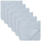 Comfy Cubs Muslin spucktücher 6 Satz große 100% Baumwolle Hand waschlappen 6 Schichten extra saugfähig und weich (Schiefer, 6er-Pack)