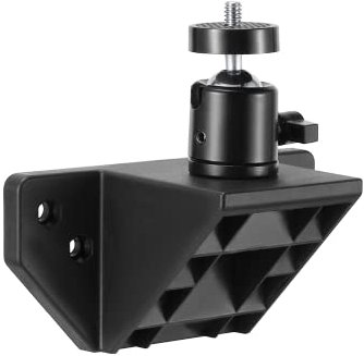 Mount Plus XMA-08 VESA Kugelkopfadapter für Monitorarme | 3/8 Zoll & 5/8 Zoll Adapter | 360° Drehbares Kugelgelenk | Halterung für Webcam, Kamera, LED-Licht, Sprachaufnahme Mikrofon