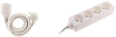 Zenitech Bloc 4 Prises 16A 2P+T Blanc