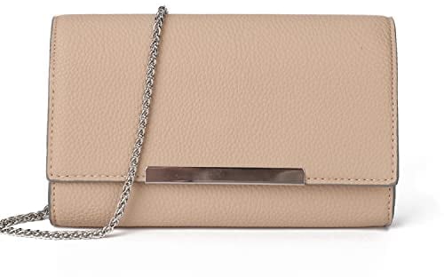 AFKOMST Women’s clutch wallet, small crossbody bag with chain strap, Stylish
