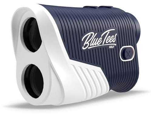 Blue Tees Golf - 2 Pro + Series - Télémètre Laser de Golf avec Une portée de 730 mètres - Mesure de la Pente - Verrouillage du Drapeau avec Vibration à Impulsion - Grossissement 6X - Bleu