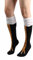 FGFD&OU Lustige Strümpfe Damen Herren Fun Hühnerfüße Socken Kniestrümpfe Overknees Strümpfe Lange Strick Warme Socken Leggings Strümpfe Überknie Hühner Cartoon Sportsocken für Unisex (B-Schwarz)