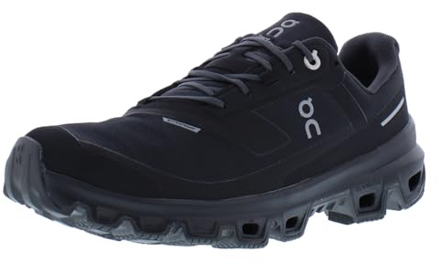 ON Running Womens Cloudventure Peak Textile Synthetic Trainers, Dark Black/Black, 4.5 UK