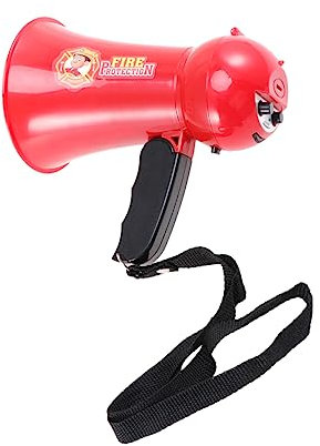 INOOMP Feuerwehrspielzeug Spielzeug-Telefon Halloween-partygeschenke Kostüm Für Rollenspiele Megaphon Stellen Sie Sich Vor, Sie Spielen Feuerwehrmann Fußballhorn Summer Kind Puzzle