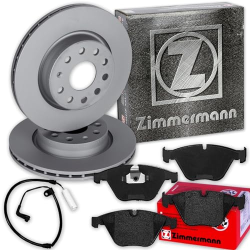 Zimmermann Bremsscheiben 324mm+ Beläge vorne passend für 5 E60 E61 6 E63 E64