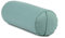 bodhi | Yoga Bolster ECO | 100% Bio-Baumwolle | Yogarolle mit Bio Dinkelfüllung | Waschbar | Yogakissen rund für Restoratives Yoga Übungen | Groß 65 x 20 cm (mineral blue)