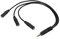 Joselin Odial(R) Cable Divisor De Audio Estereo De 3,5 Mm Chapado En 3.5 Mm (1/8 Pulg.) Trrs Enchufe Estereo Macho A 3 X 1/8 Pulgada 3.5 Mm Jack Estereo Hembra 1 Entrada 3 Salidas