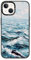 CASETiFY Compact iPhone 14 Case [2X Military Grade Drop Tested / 4ft Drop Protection] - Deep Blue Sea - Clear Black