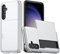 Beajew Coque Portefeuille pour iPhone 7/8/iPhone SE 2020/SE 2022 avec Porte-Cartes, Étui de Protection Téléphone Double Couche Antichoc, Fente Cachée Coulissante, Antichoc TPU+PC - Argent