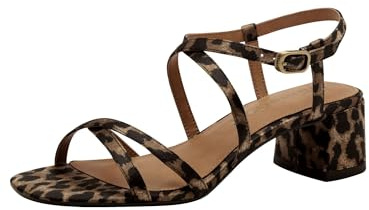 Tamaris Donna sandalo con tacco a blocco marrone 39 EU