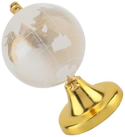 Kristallglas-Kugel, Globus, Heim- und Bürodekoration, (Gold)