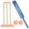 Peosaard Kids Cricket Bat Set, Hinterhof Cricket -Set mit ABS Cricket Bat, Cricket -Stümpfen, 2 Bälle, Eltern -Kinder -Interaktionsspiel für Garden Beach Home