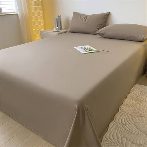 Bettlaken, Schokolade Baumwolle Betttuch, für Boxspringbetten | 160x230cm, mit 1 Kissenbezügen