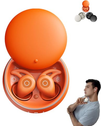 Sleep Noise Cancelling,snooze Pods,Anti Snoring Headphones for Side Sleepers, Mini Bluetooth Sleepbuds,Ultra Comfortable & Noiseless Sleeping with ANC, Mini Bluetooth Sleepbuds with 24h Battery-C
