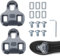 Grip Fahrrad-Cleats Kompatibel mit Look Keo Bike Pedal, 3-Loch Grip Blade 2 Max Carbon Classic Cleats mit 4.5° Float, für Rennrad, MTB, Profi Halt für Radsportler, Alltagsfahrer (Grau)