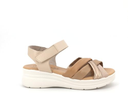 Pitillos 11290 Sandalen, selbstklebend, röhrenförmig, weich, bequem, beige, 37 EU