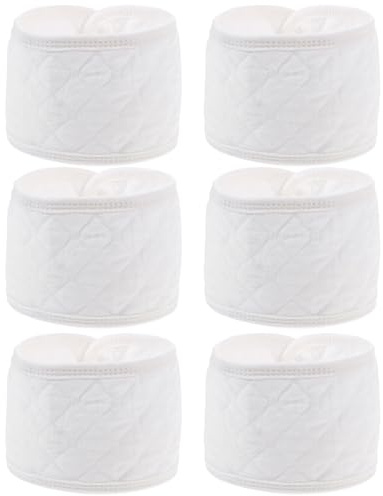 WEKAMOS Nabelschnur Baumwollbänder 6er Set Für Neugeborene Zur Nabelpflege Und Hernienstütze Weiches Bauchnabelband Für Babys Bei Shower Und Alltag