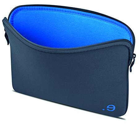 BE.EZ Housse Ordinateur Portable 15,6, Pochette Sacoche 14-15 Pouces MacBook Chromebook Ultrabook ASUS Acer Dell HP Lenovo La Robe Gris/Bleu