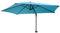 Mendler Parasol Mural Casoria, Parasol déporté pour Le Balcon, 3m, inclinable ~ Turquoise