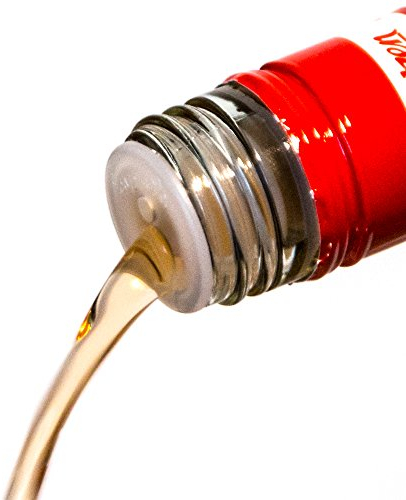 Cap-On Verschließbarer Flaschen-Ausgießer (10 Stück) für Spirituosen, Schnaps UVM. - durch Wiederverschließbarkeit vorbeugend gegen Alkohol-Verdunstung, Fruchtfliegen, Staub etc.