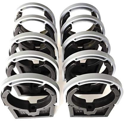 Colliers PVC de fixation à clip fermé PVC 63mm (Lot de 10)