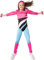 dressforfun 900568 Fitness-Sternchen, Aerobic-Outfit im Stil der 80er Jahre (128| Nr. 302732)