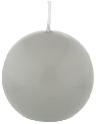 Kugelkerzen Grau, Ø 4 cm, 12 Stück, deutsche Markenkerzen in RAL Kerzen Güte Qualität