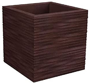 Nicoli Vaso Elegance Quadro 40X40 H40 CORTEN