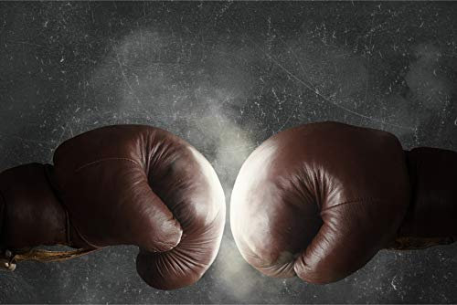 Muralo Fotomural autoadhesivo 104 x 70,5 cm, guantes juveniles, boxeos, deportes modernos, papel pintado para la pared de la habitación de los niños, tamaño XXL, 104 x 70,5 cm
