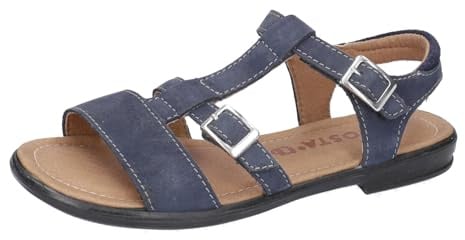 RICOSTA Mädchen Riemchensandalen KALJA, Kinder Sandalen, Weite: MITTEL, Freizeitschuhe, offene Schuhe, Strandschuhe, Sandaletten, Nautic (170), 32 EU