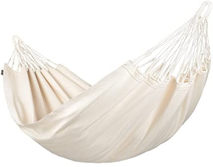 LA SIESTA® Modesta Latte - Klassische Einzel-Hängematte aus Bio-Baumwolle
