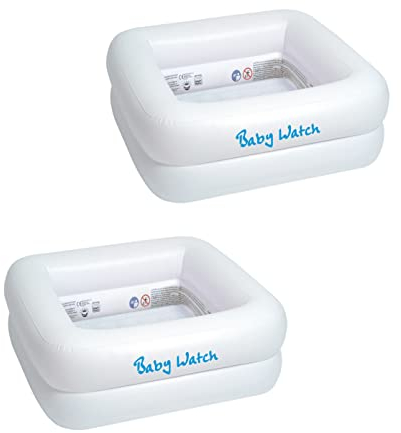 Happy People 18122 Planschbecken-18122 Babywatch Planschbecken, Weiss (2 Pool´s)