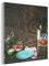 MuchoWow Glasbild Glasfoto Wandbild Bilder Deko 20x20 cm Rustikal - Obst - Küchenutensilien - Erdbeere