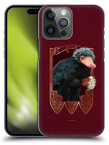 Head Case Designs Offizielle Fantastic Beasts and Where to Find Them Niffler Tiere Harte Rueckseiten Handyhülle Hülle Huelle kompatibel mit Apple iPhone 14 Pro Max