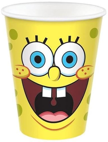 amscan Spongebob 8 Becher