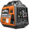 GENMAX Generatore portatile, motore a gas ultra silenzioso da 2800 W, con sensore di CO e capacità parallela, ideale per campeggio all'aperto e alimentazione di riserva. Conforme a EPA e CARB