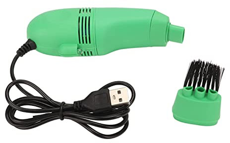 Nail Dust Collector Rechargeable, 40w Nail Vacuum Fan Dust Collector with 2 Reusable Filter Dust Collector Extractor for Acrylic Gel Nails(Green)